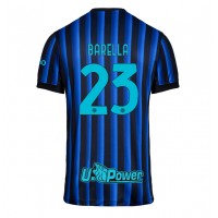 Moški Nogometni dresi Inter Milan Nicolo Barella #23 Domači 2025-26 Kratek Rokav